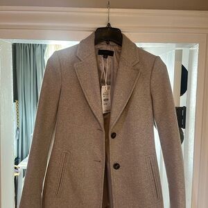 New with Tags.  Zara XS Camel Wool Coat